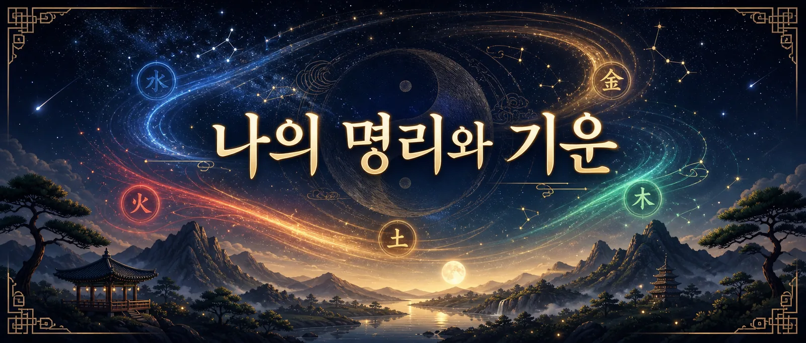 음양과 오행을 별빛으로 표현한 나의 명리와 기운